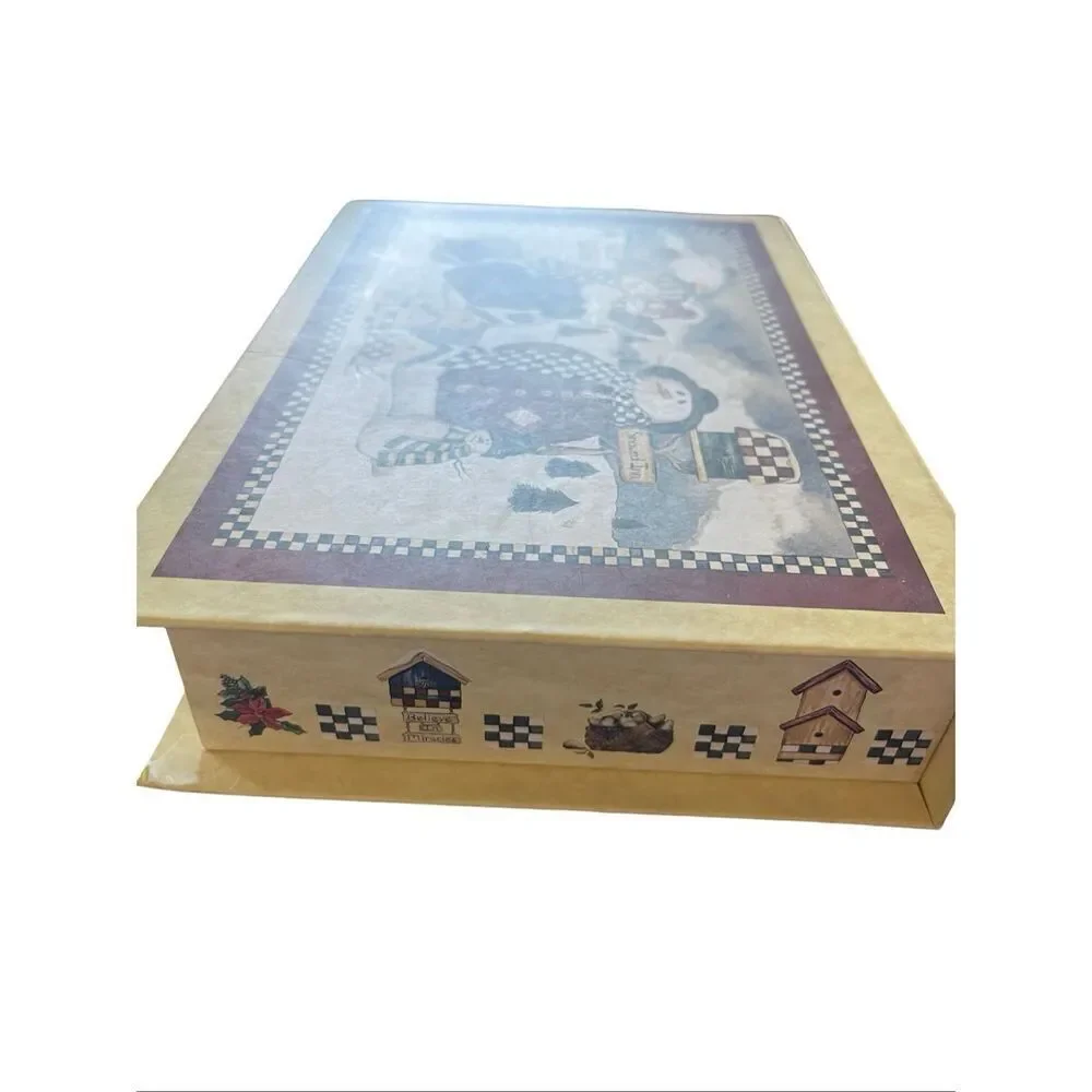 Seasons Holiday Greeting Cards Notepads Envelopes Set With Keepsake Box